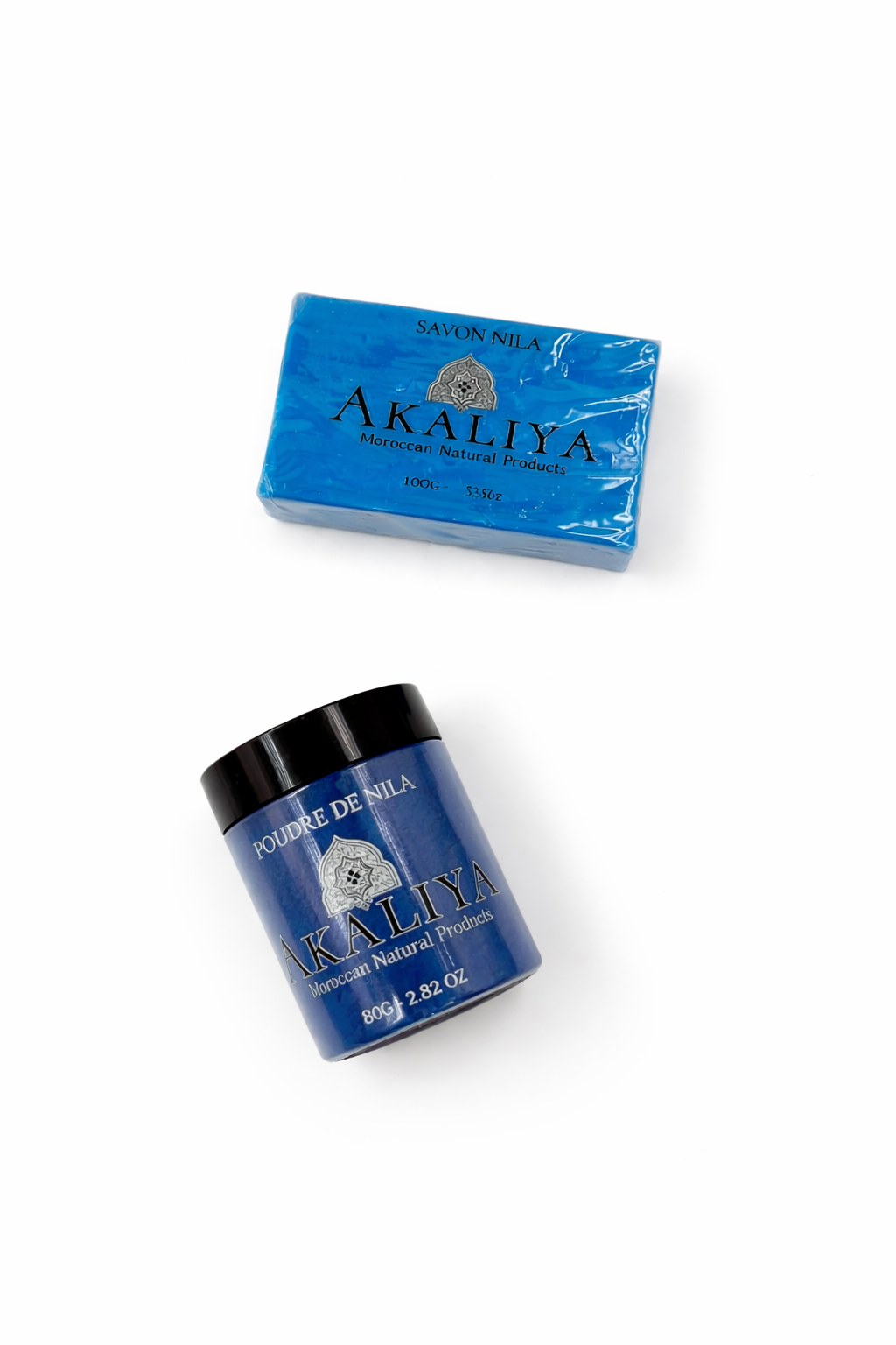 Pack DUO (savon + poudre de nila) + Trousse et pinceaux offerts