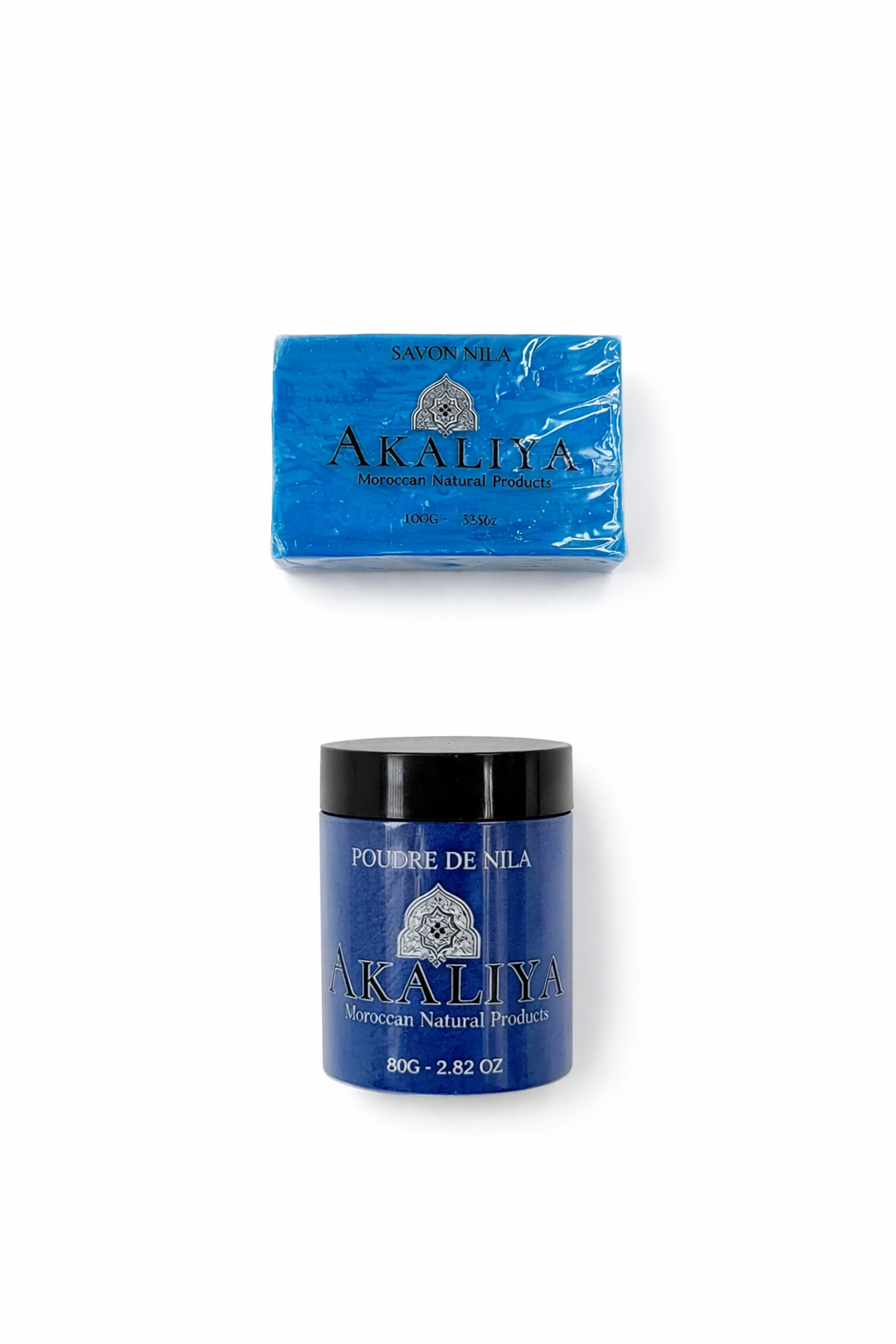 Pack DUO (savon + poudre de nila) + Trousse et pinceaux offerts