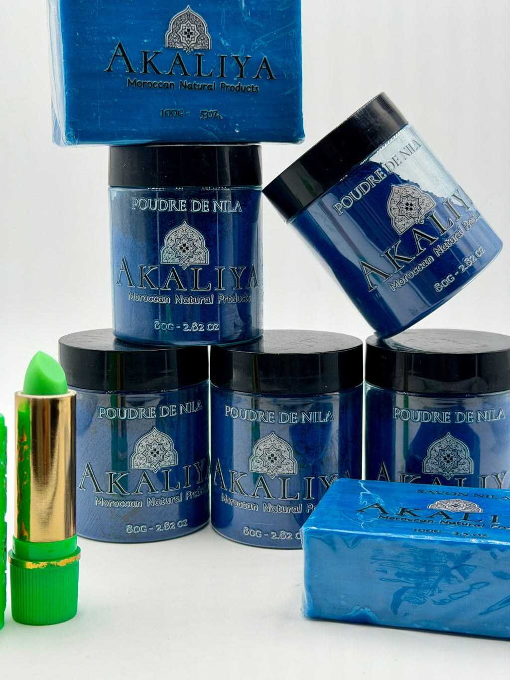 Pack DUO (savon + poudre de nila) + Trousse et pinceaux offerts